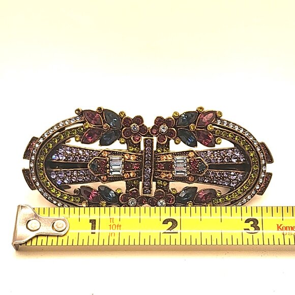 HEIDI DAUS Premier Deco HAIR CLIP Hinged Snap Clip BARRETTE Rare *see condition - Picture 3 of 10